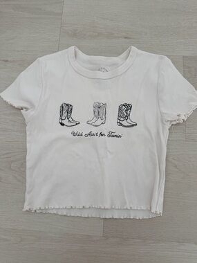 Pacsun Graphic Cropped Tee